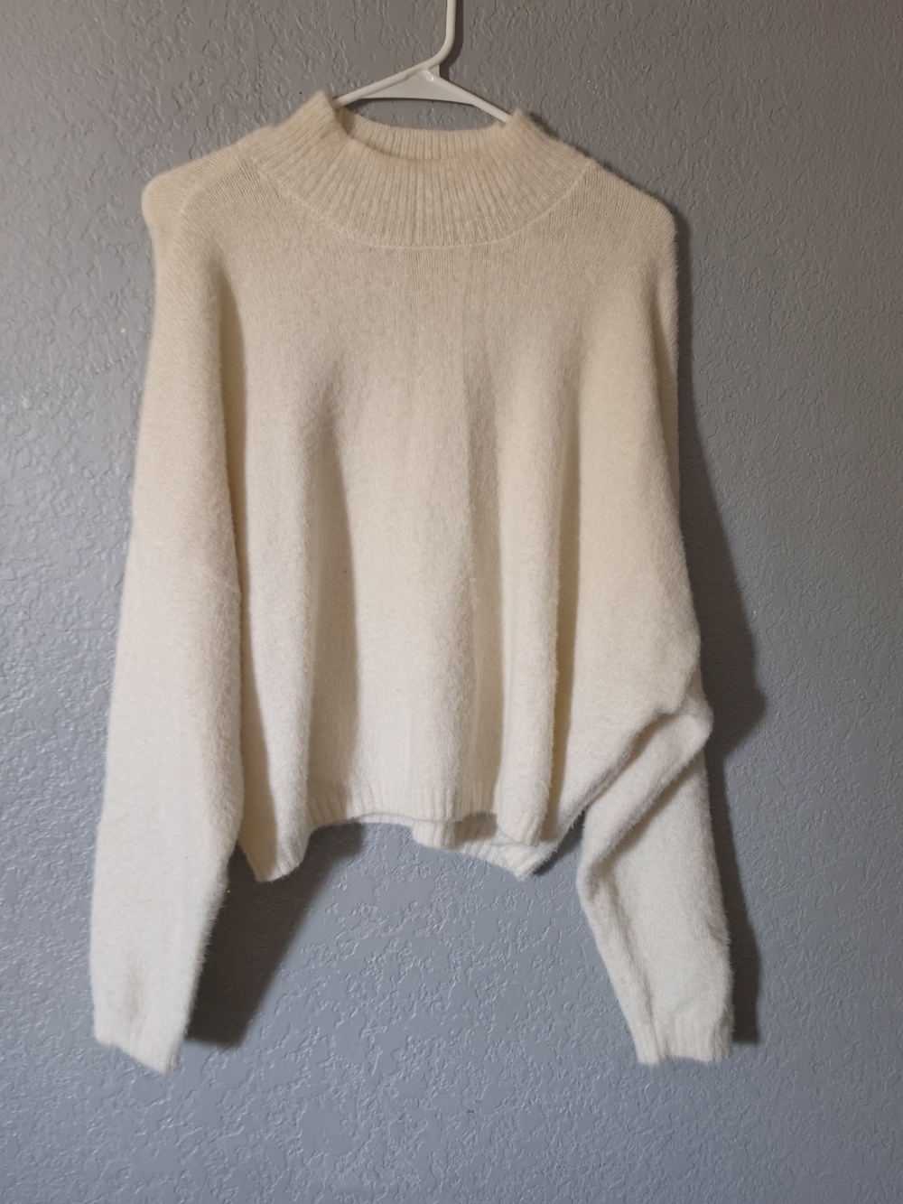 Sincerely Jules Cream Mock Neck Sweater